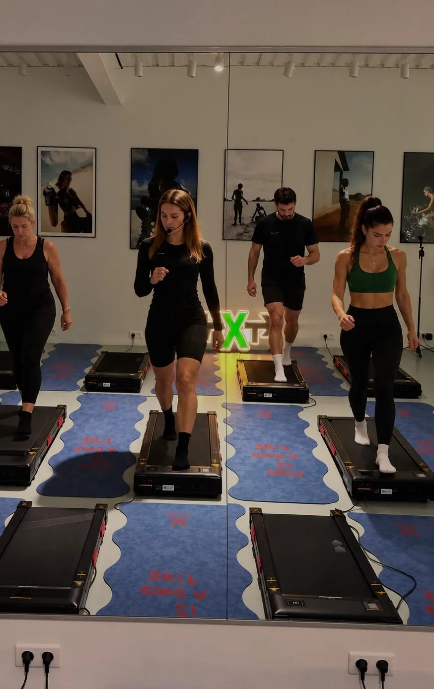Cours collectif treadmill chez NEXT